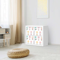 Möbelfolie Flying Animals - IKEA Expedit Regal 4 Türen - Kinderzimmer
