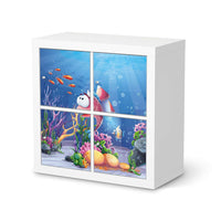 Möbelfolie Bubbles - IKEA Expedit Regal 4 Türen - weiss