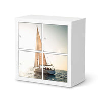 Möbelfolie Freedom - IKEA Expedit Regal 4 Türen - weiss
