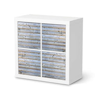 Möbelfolie Greyhound - IKEA Expedit Regal 4 Türen - weiss