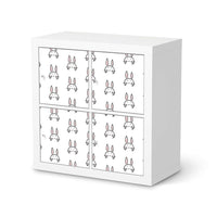 Möbelfolie Hoppel - IKEA Expedit Regal 4 Türen - weiss
