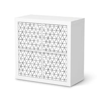 Möbelfolie Mediana - IKEA Expedit Regal 4 Türen - weiss