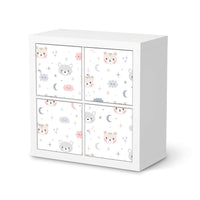 Möbelfolie Sweet Dreams - IKEA Expedit Regal 4 Türen - weiss