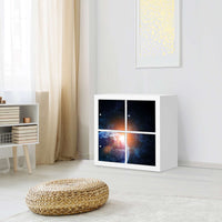 Möbelfolie Sunrise - IKEA Expedit Regal 4 Türen - Wohnzimmer