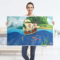 Möbelfolie Pirates - IKEA Hemnes Couchtisch 118x75 cm - Folie