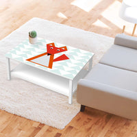 Möbelfolie Füchslein - IKEA Hemnes Couchtisch 118x75 cm - Kinderzimmer