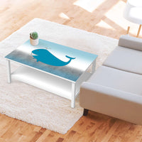 Möbelfolie Herr Wal - IKEA Hemnes Couchtisch 118x75 cm - Kinderzimmer