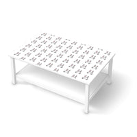 Möbelfolie Hoppel - IKEA Hemnes Couchtisch 118x75 cm - weiss