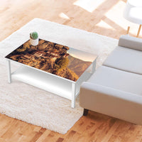 Möbelfolie Bhutans Paradise - IKEA Hemnes Couchtisch 118x75 cm - Wohnzimmer