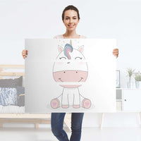 Möbelfolie Baby Unicorn - IKEA Hemnes Kommode 3 Schubladen - Folie