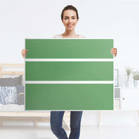 Möbelfolie Grün Light - IKEA Hemnes Kommode 3 Schubladen - Folie