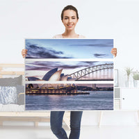 Möbelfolie Sydney - IKEA Hemnes Kommode 3 Schubladen - Folie