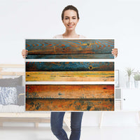 Möbelfolie Wooden - IKEA Hemnes Kommode 3 Schubladen - Folie
