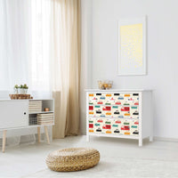 Möbelfolie Cars - IKEA Hemnes Kommode 3 Schubladen - Kinderzimmer