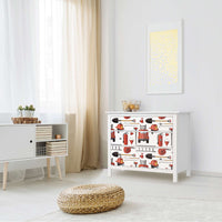 Möbelfolie Firefighter - IKEA Hemnes Kommode 3 Schubladen - Kinderzimmer