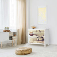 Möbelfolie Skateboard - IKEA Hemnes Kommode 3 Schubladen - Kinderzimmer