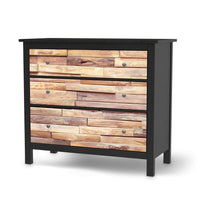 Möbelfolie Artwood - IKEA Hemnes Kommode 3 Schubladen - schwarz