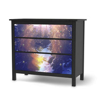 Möbelfolie Lichtflut - IKEA Hemnes Kommode 3 Schubladen - schwarz