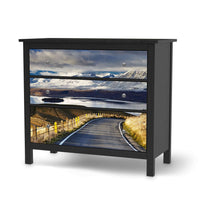 Möbelfolie New Zealand - IKEA Hemnes Kommode 3 Schubladen - schwarz