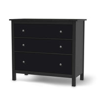 Möbelfolie Schwarz - IKEA Hemnes Kommode 3 Schubladen - schwarz