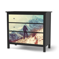 Möbelfolie The sky is the limit - IKEA Hemnes Kommode 3 Schubladen - schwarz