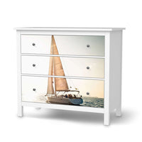 Möbelfolie Freedom - IKEA Hemnes Kommode 3 Schubladen - weiss