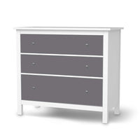 Möbelfolie Grau Light - IKEA Hemnes Kommode 3 Schubladen - weiss