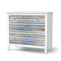 Möbelfolie Greyhound - IKEA Hemnes Kommode 3 Schubladen - weiss