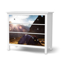 Möbelfolie Into the Wild - IKEA Hemnes Kommode 3 Schubladen - weiss