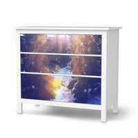 Möbelfolie Lichtflut - IKEA Hemnes Kommode 3 Schubladen - weiss