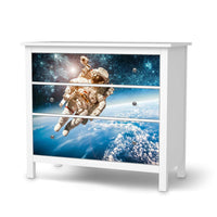 Möbelfolie Outer Space - IKEA Hemnes Kommode 3 Schubladen - weiss