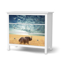 Möbelfolie Rhino - IKEA Hemnes Kommode 3 Schubladen - weiss