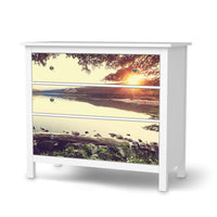 Möbelfolie Seaside Dreams - IKEA Hemnes Kommode 3 Schubladen - weiss