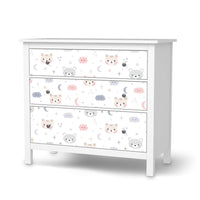 Möbelfolie Sweet Dreams - IKEA Hemnes Kommode 3 Schubladen - weiss
