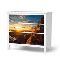 Möbelfolie Tibet - IKEA Hemnes Kommode 3 Schubladen - weiss