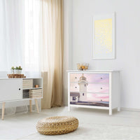 Möbelfolie Lighthouse - IKEA Hemnes Kommode 3 Schubladen - Wohnzimmer