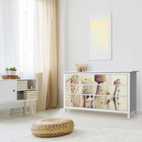 Möbelfolie Skateboard - IKEA Hemnes Kommode 8 Schubladen - Kinderzimmer