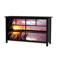 Möbelfolie Dream away - IKEA Hemnes Kommode 8 Schubladen - schwarz