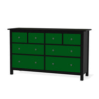 Möbelfolie Grün Dark - IKEA Hemnes Kommode 8 Schubladen - schwarz