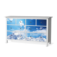 Möbelfolie Everest - IKEA Hemnes Kommode 8 Schubladen - weiss