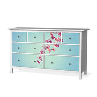 Möbelfolie Ikebana für Anfänger - IKEA Hemnes Kommode 8 Schubladen - weiss