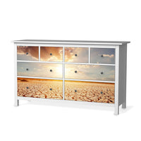 Möbelfolie Savanne - IKEA Hemnes Kommode 8 Schubladen - weiss