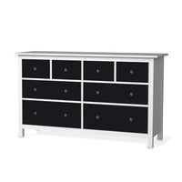Möbelfolie Schwarz - IKEA Hemnes Kommode 8 Schubladen - weiss