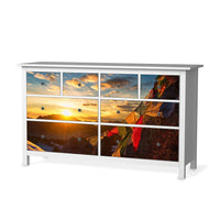 Möbelfolie Tibet - IKEA Hemnes Kommode 8 Schubladen - weiss