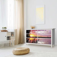 Möbelfolie Dream away - IKEA Hemnes Kommode 8 Schubladen - Wohnzimmer