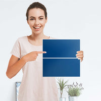 Möbelfolie IKEA Blau Dark - IKEA Expedit Regal Schubladen - Folie