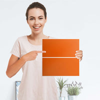 Möbelfolie IKEA Orange Dark - IKEA Expedit Regal Schubladen - Folie
