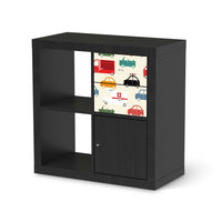 Möbelfolie IKEA Cars - IKEA Expedit Regal Schubladen - schwarz
