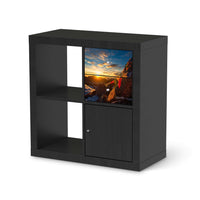 Möbelfolie IKEA Tibet - IKEA Expedit Regal Schubladen - schwarz