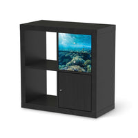 Möbelfolie IKEA Underwater World - IKEA Expedit Regal Schubladen - schwarz